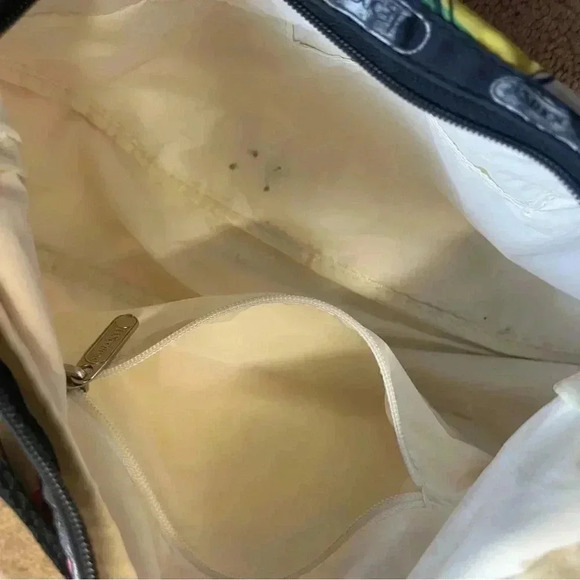 Lesportsac Greta Shades Shoulder Bag Purse, Rainbow Sunglasses, RETIRED - Picture 8 of 11